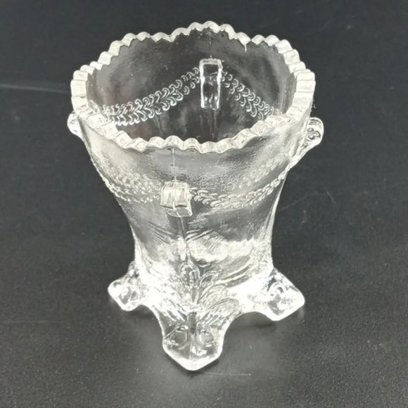 Degenhart Glass Colonial Drape Trinket Paperweight Toothpick Vtg - Picture 3 of 6